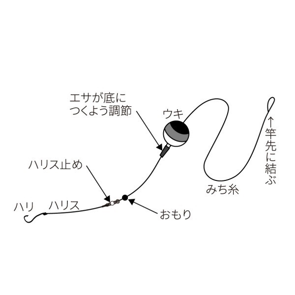 万能玉ウキ仕掛けセット 